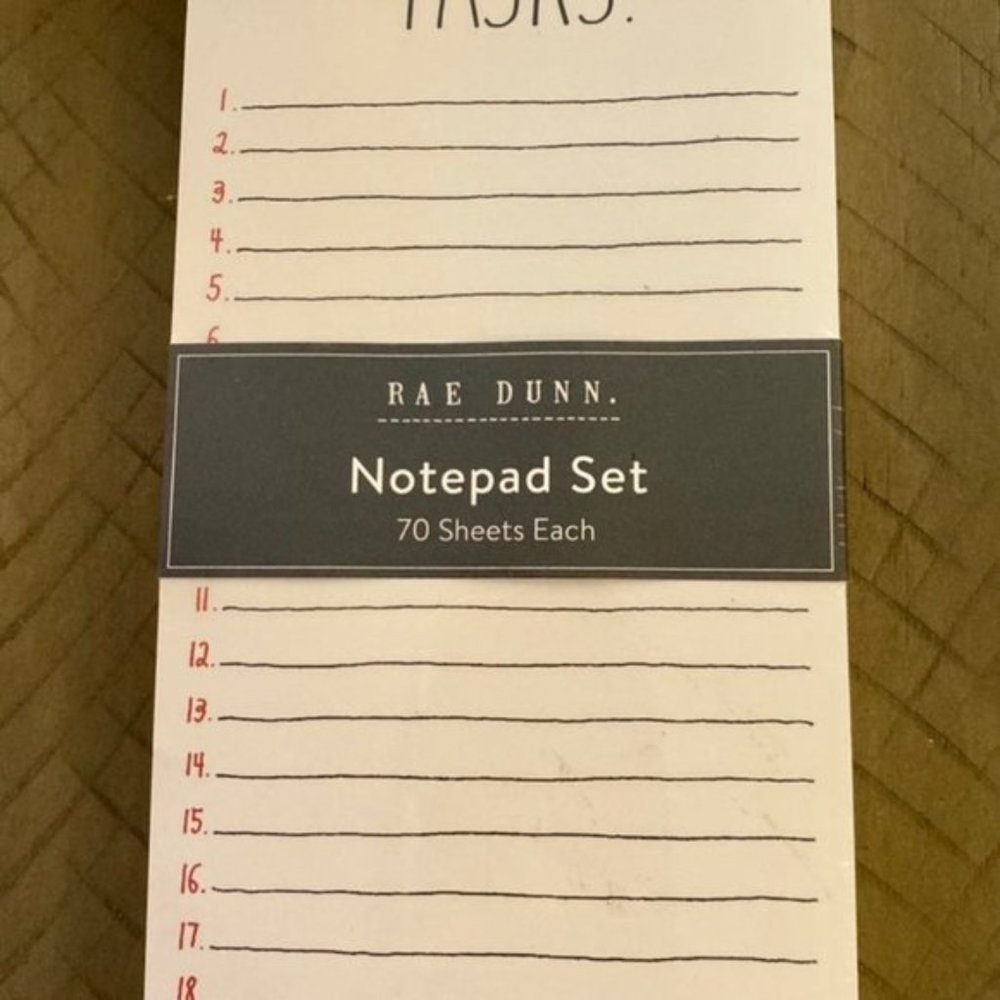 Rae Dunn Notepad Set - Picture 2 of 3